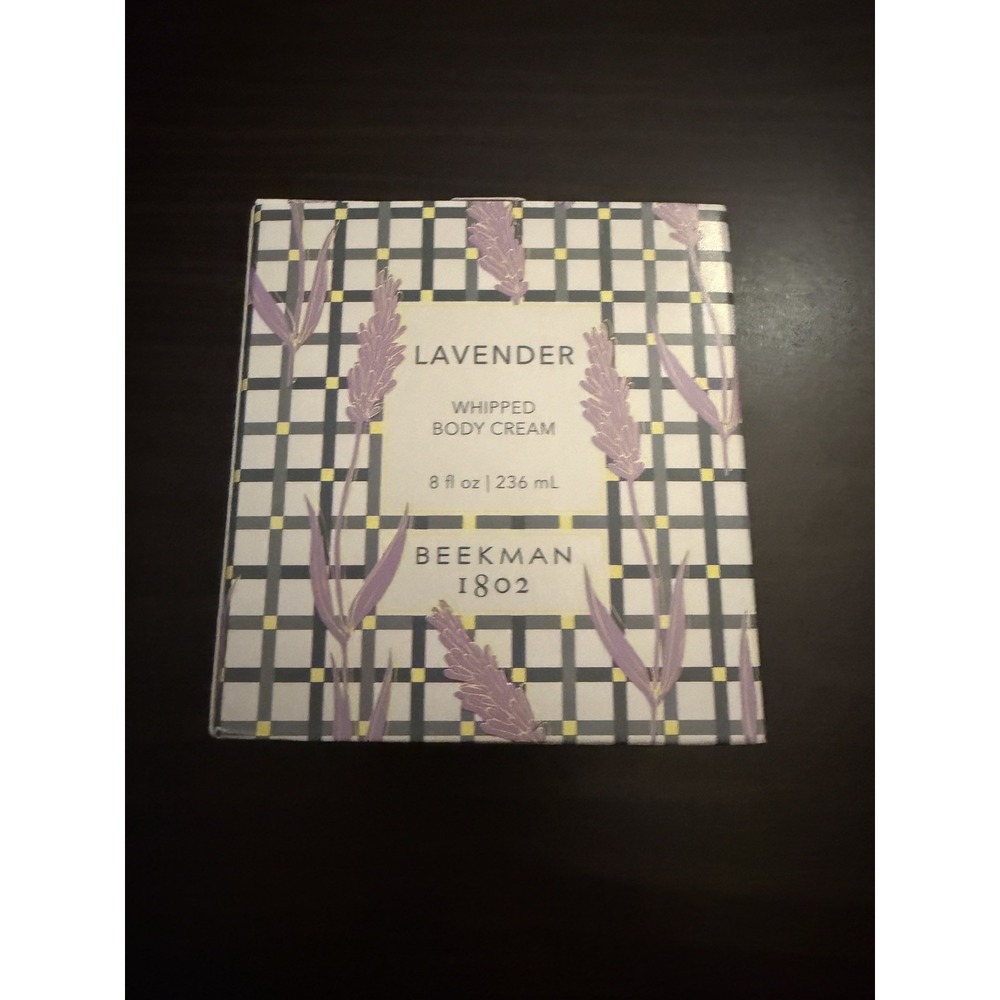 Beekman 1802 Pure Goat Milk Lavendar Whipped Body Cream 8 Ounce New in Box